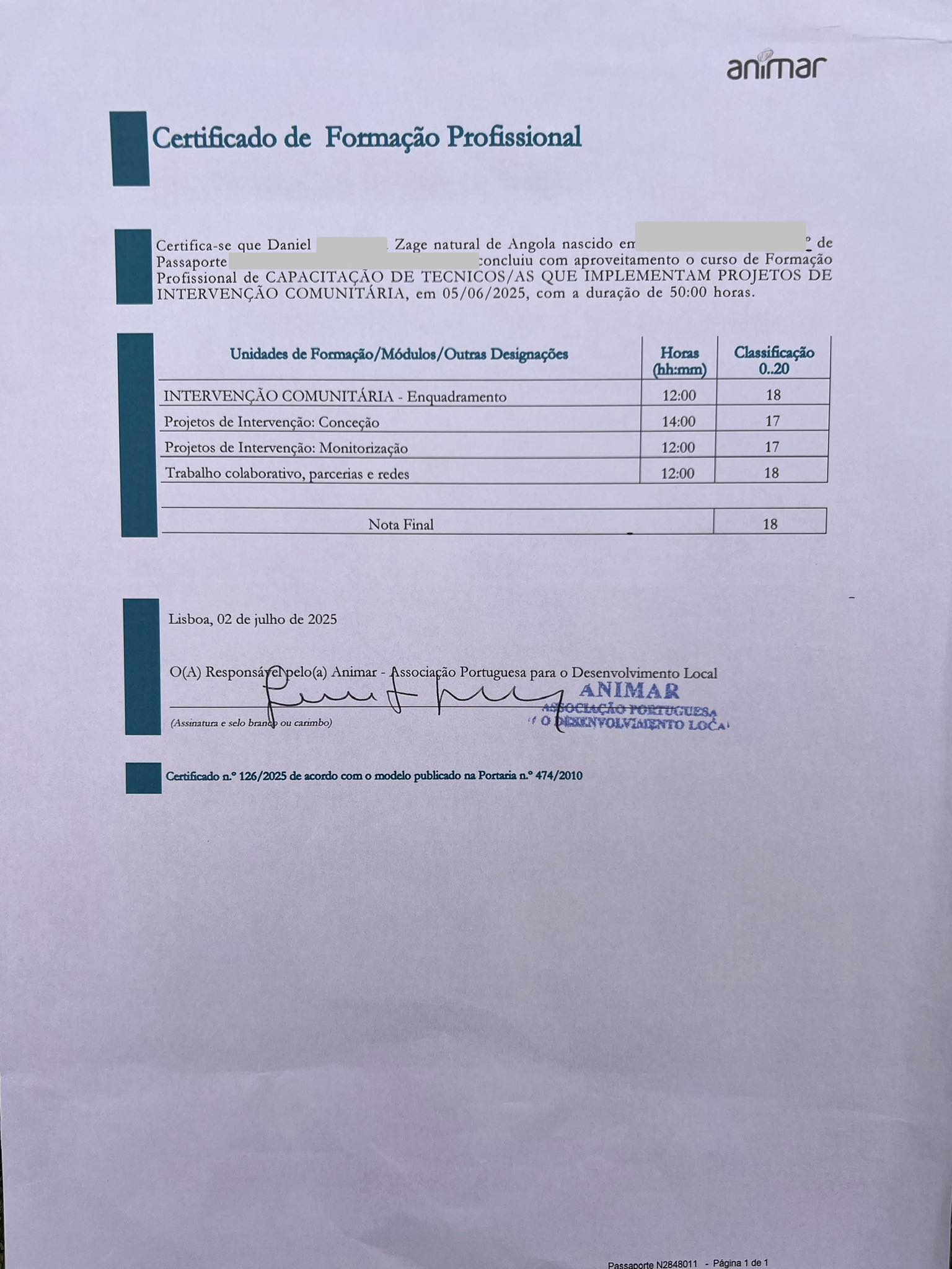 CONQUISTA ALCANÇADA!